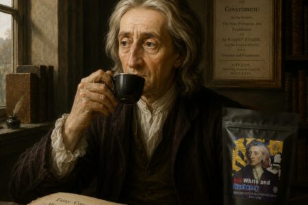 The Philosopher Who Brewed the Ideas of Liberty.