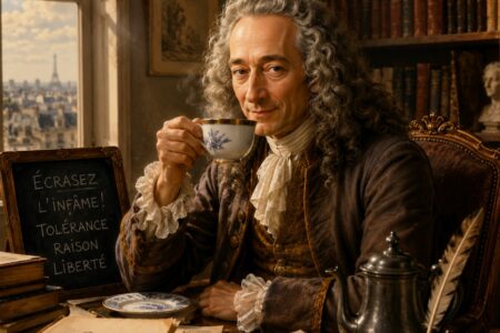 What do coffee, free speech, rebellion, and the Enlightenment all have in common? Voltaire.